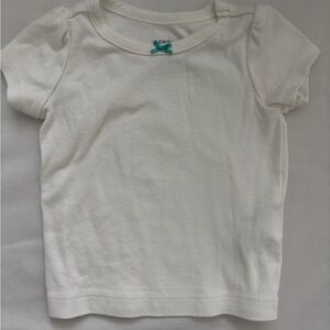 💜3/20 Carter's White Short Sleeve Tee with Blue Accent